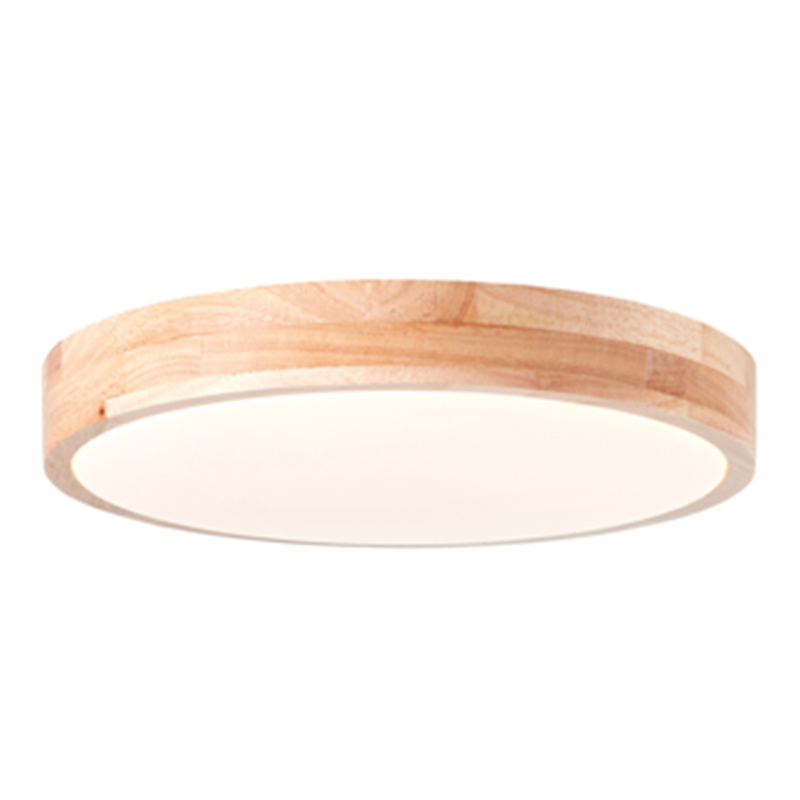 Wooden LED ceiling light