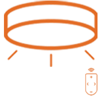 LED Ceiling lights with remote control