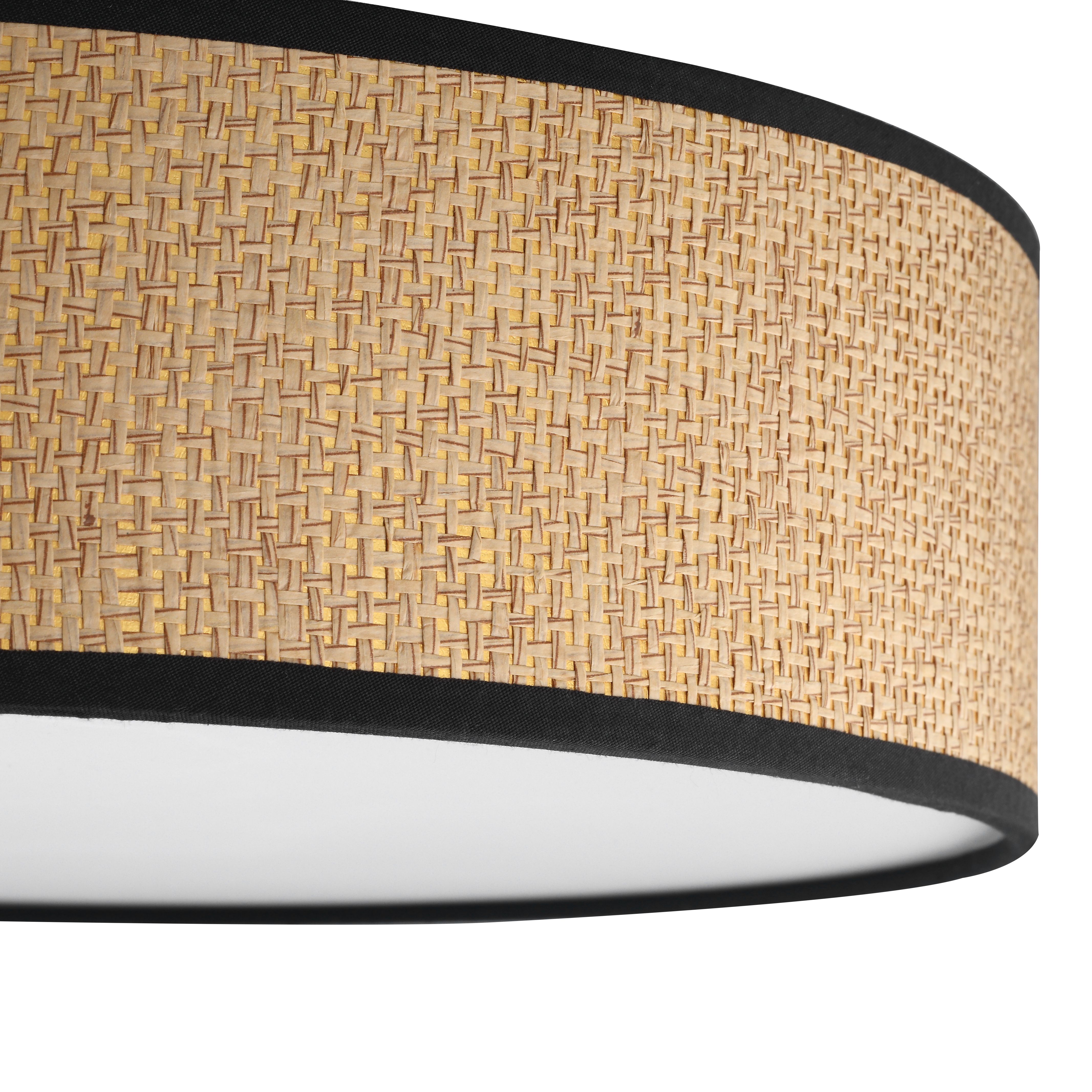 Round braided color ceiling lamp