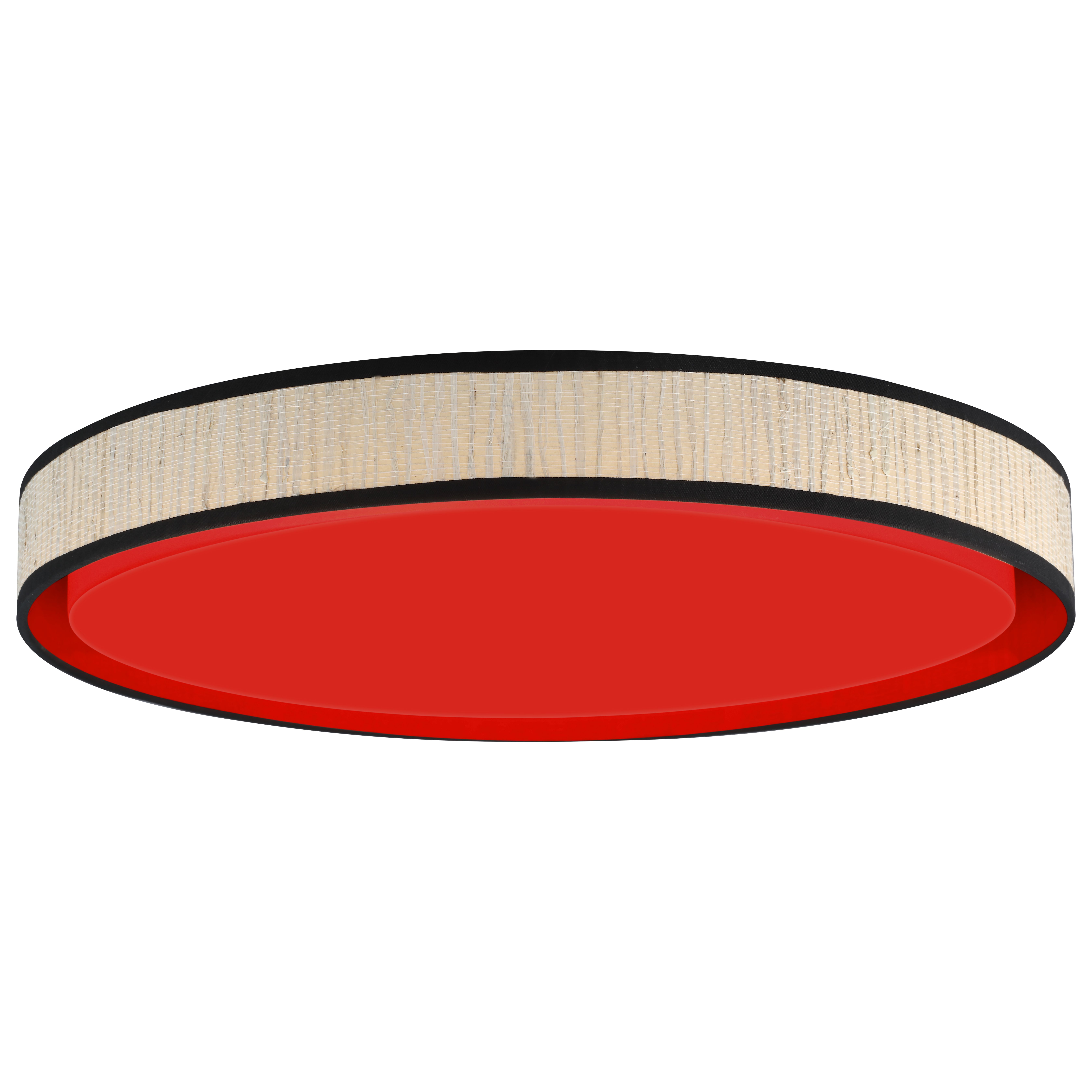 Woven coloured ceiling lamp