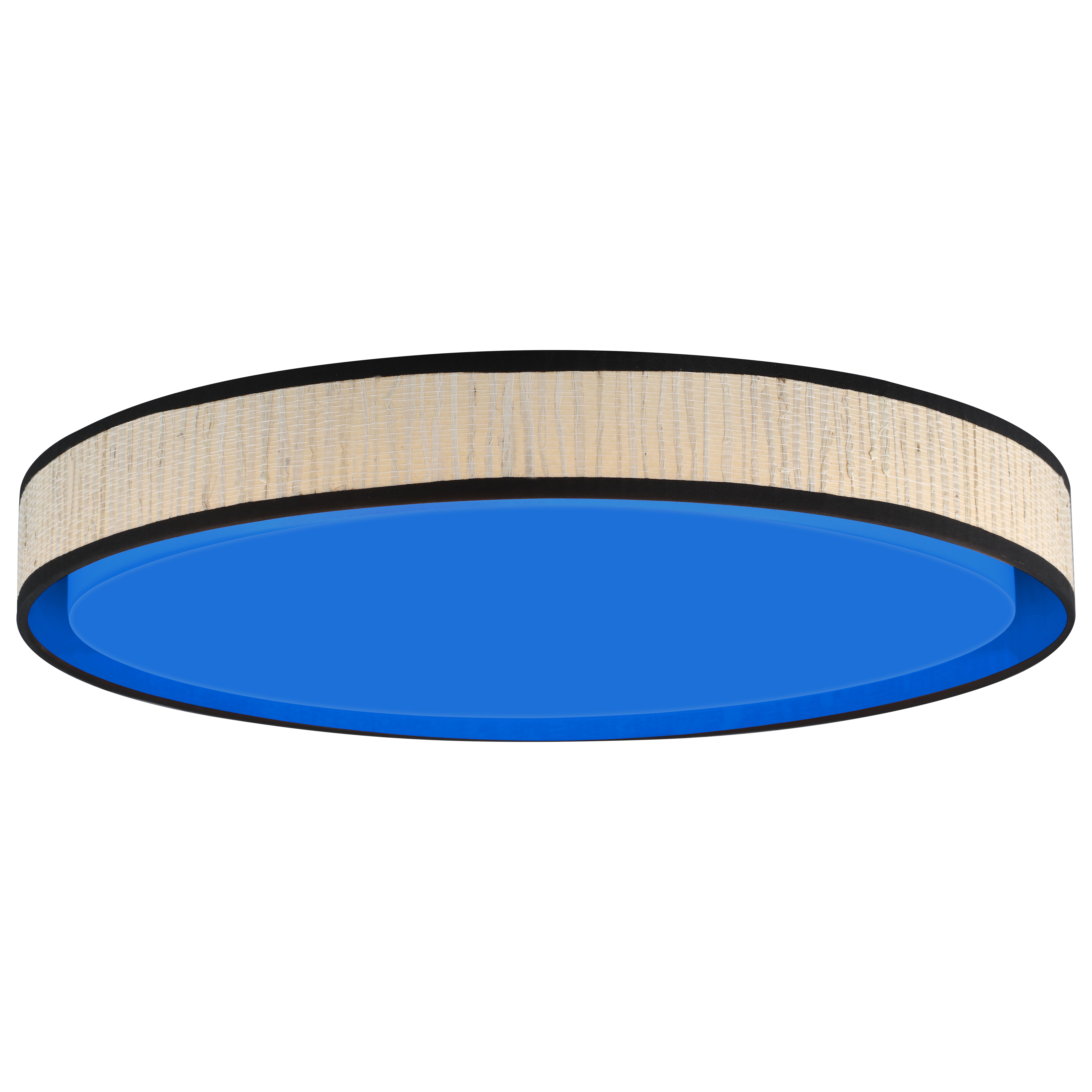 Woven coloured ceiling lamp
