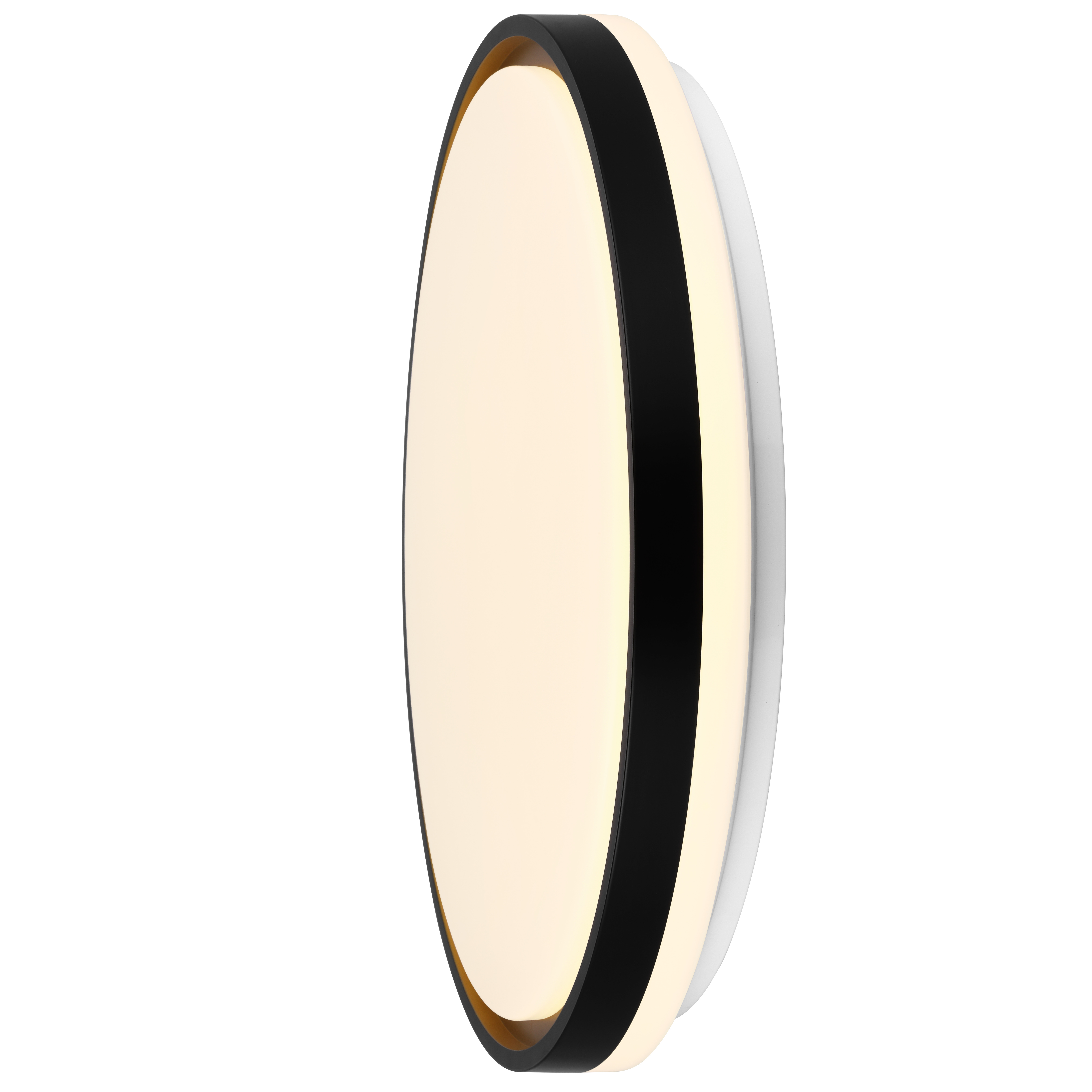 Black-framed ceiling light