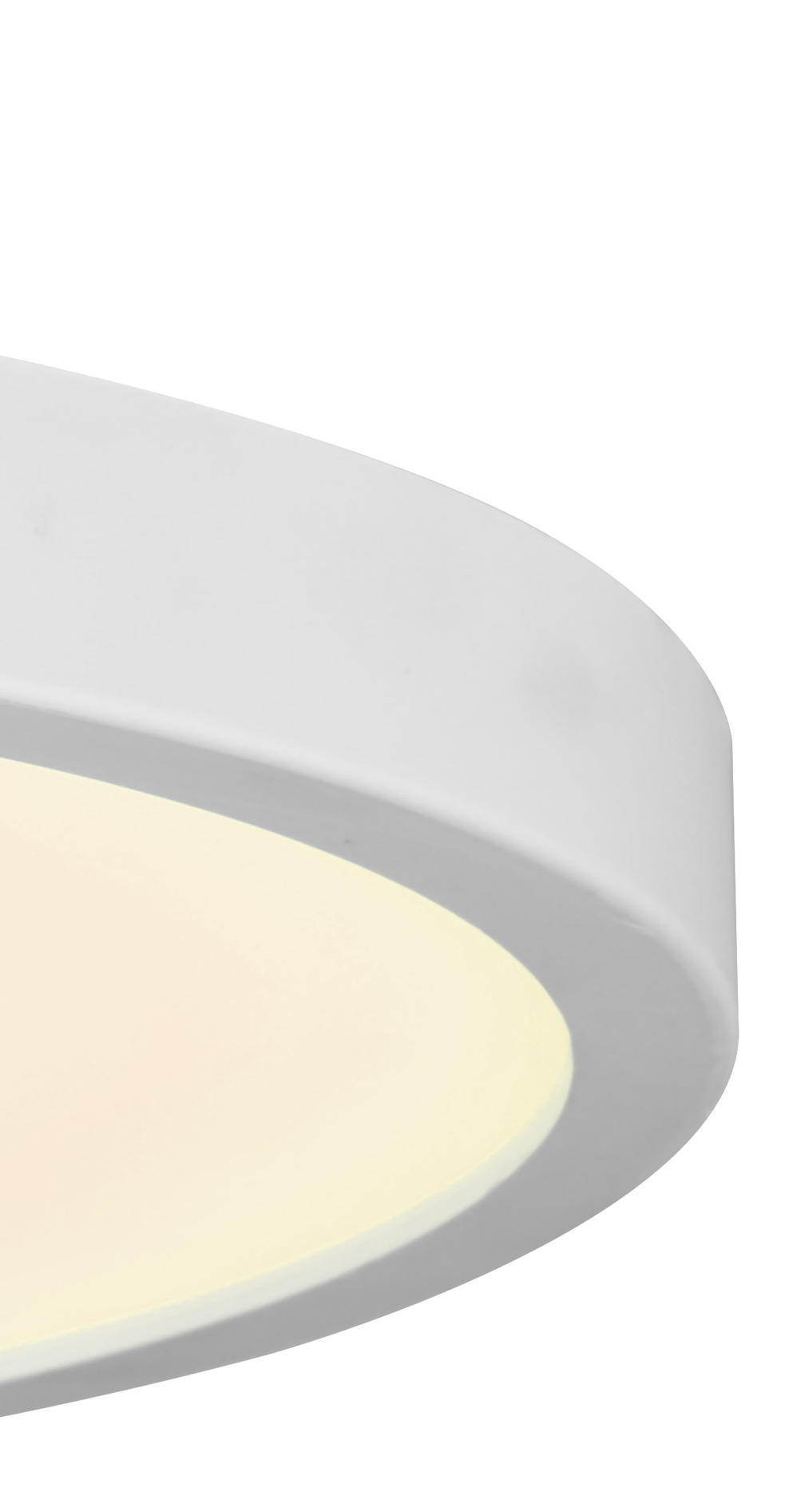 White perimeter ceiling lamp