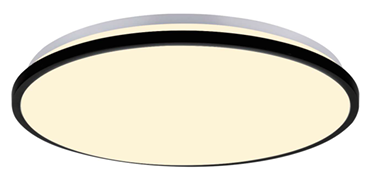 Black frame ceiling lamp
