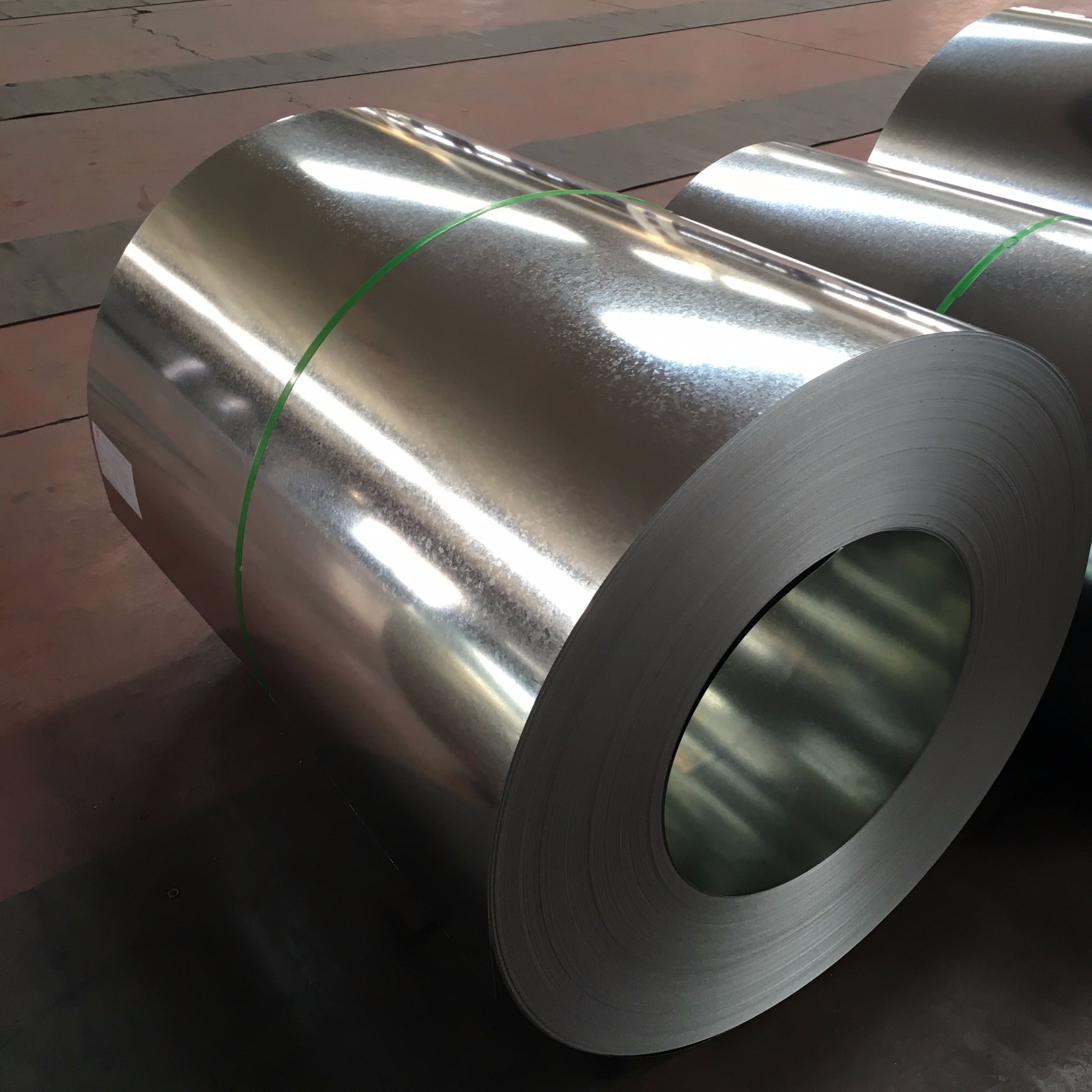 Galvanized steel coil with high zinc coating