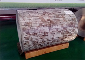 Brick pattern PPGI stone grain prepainted galvanized steel coil