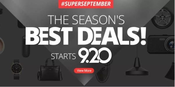 #SUPERSEPTEMBER, 'the Season's best Deals'