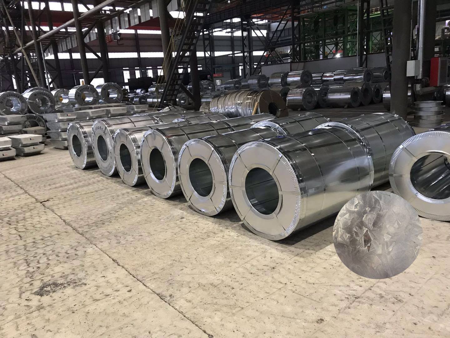 Galvanized steel 1.0*1000 Z80 Big Spangle.