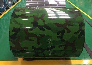 PPGI Camouflage Pattern Pre-painted Coil Steel Sheet Z30 Z275 SGCC CGCC