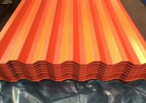 GI GL Corrugated aluminum zinc roof tile steel sheet