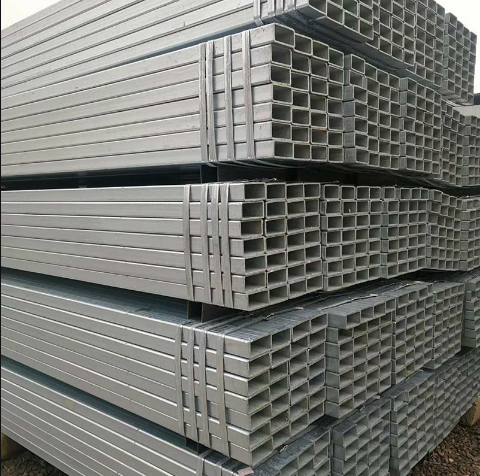 Stainless Galvanized Steel Square/Rectangular Pipe Hollow Section Steel GI Pipe for Construction Material Steel Structure