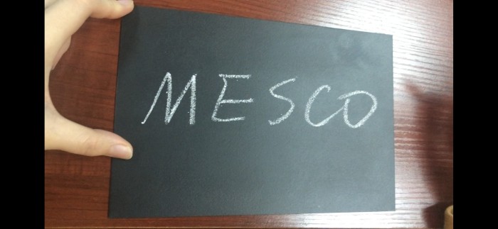 Nieuwste product-Mescosteel poedercoating schrijven Board Steel Plate