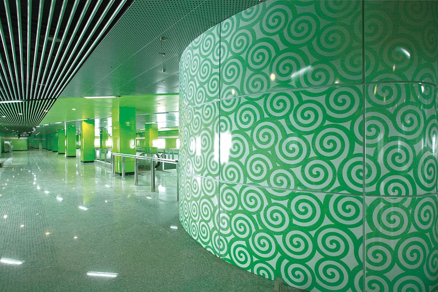 Enamelled steel plate for Kitchen and Subway use