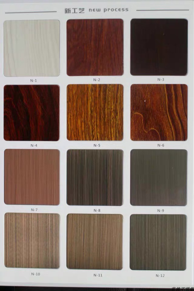 304 316 201 Stainless Steel Decorative Panels Color Coated Metal Wall Panels