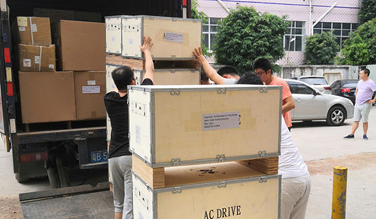 New Container of Sg600 Solar Pump Inverter Ship to Yemen Agent in Feb 2022