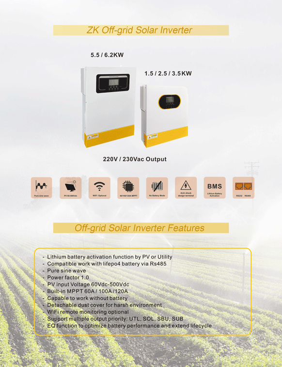 ZK off-grid solar inverter