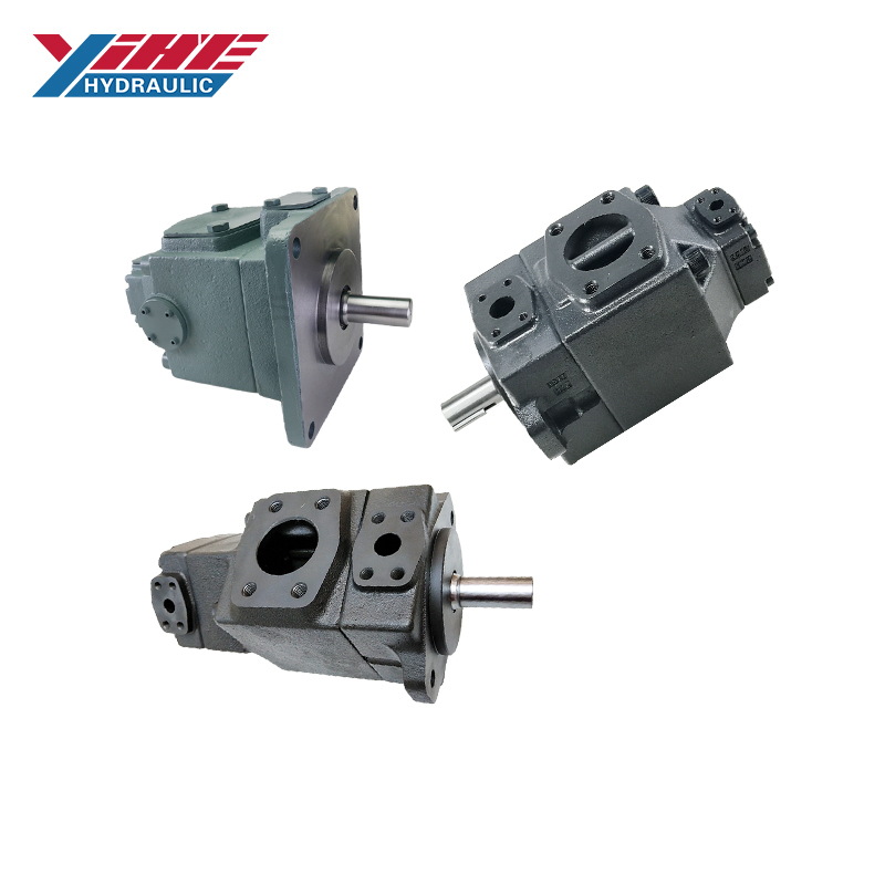 Yuken tipo PV2R12 PV2R13 PV2R14 bomba hidráulica de palhetas duplas