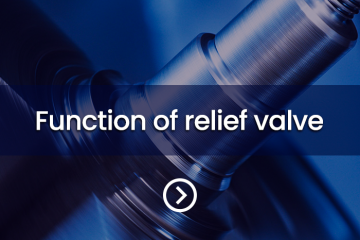 Função da válvula de alívio