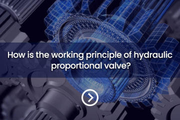 Como é o princípio de funcionamento da válvula proporcional hidráulica?
