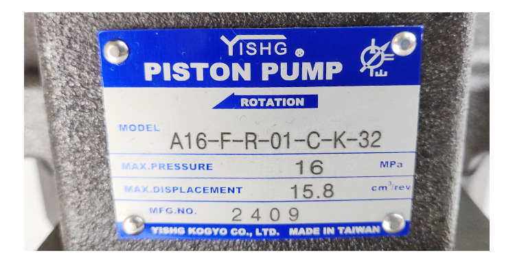 yuken piston pump a37