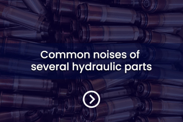 Ruídos comuns de várias peças hidráulicas