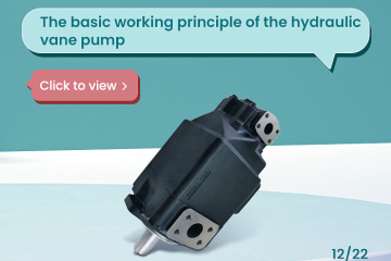 El principio básico de funcionamiento de la bomba hidráulica de paletas.