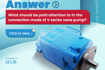 O que deve ser observado no modo de conexão da bomba de palhetas da série V?