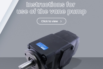 Instruções de uso da bomba de palhetas