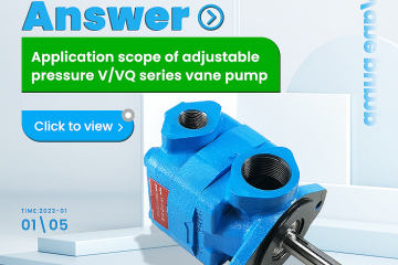 Âmbito de aplicação da bomba de palhetas da série V/VQ de pressão ajustável