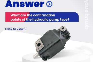 ¿Cuáles son los puntos de confirmación del tipo de bomba hidráulica?