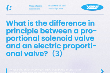 ¿Cuál es la diferencia en principio entre una electroválvula proporcional y una electroválvula proporcional?（3）