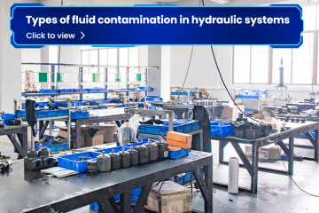 Tipos de contaminação de fluidos em sistemas hidráulicos