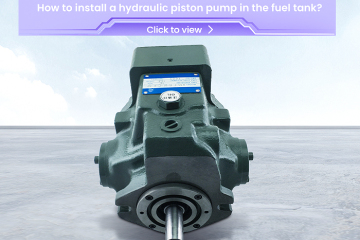 Como instalar uma bomba hidráulica de pistão no tanque de combustível?