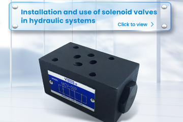 Instalação e uso de válvulas solenoides em sistemas hidráulicos