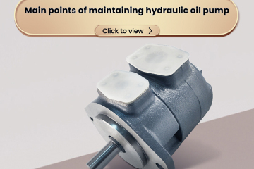 Principais pontos de manutenção da bomba de óleo hidráulico