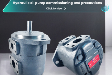 Puesta en marcha y precauciones de la bomba de aceite hidráulico