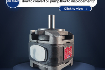 Como converter o fluxo da bomba de óleo para deslocamento?