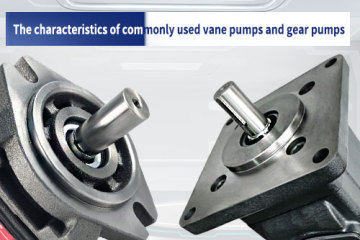 As características das bombas de palhetas e bombas de engrenagem comumente usadas