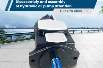 Desmontagem e montagem da bomba de óleo hidráulico atenção