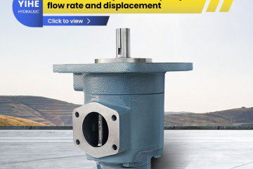Conversão da vazão e deslocamento da bomba de óleo hidráulico