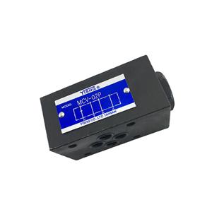 Yisheng MCV-02P/02A/02B/02T-05/50-40 válvula de retención superpuesta válvula solenoide válvula hidráulica