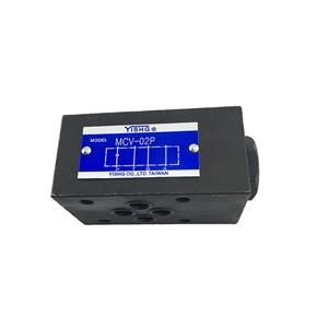 Yisheng MCV-02P/02A/02B/02T-05/50-40 válvula de retención superpuesta válvula solenoide válvula hidráulica