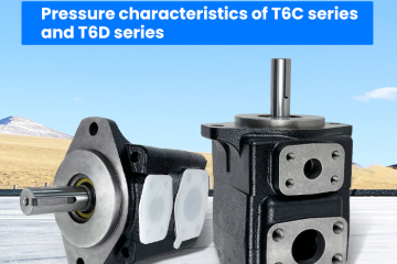 Características de pressão das séries T6C e T6D