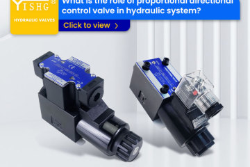 Qual é o papel da válvula de controle direcional proporcional no sistema hidráulico?