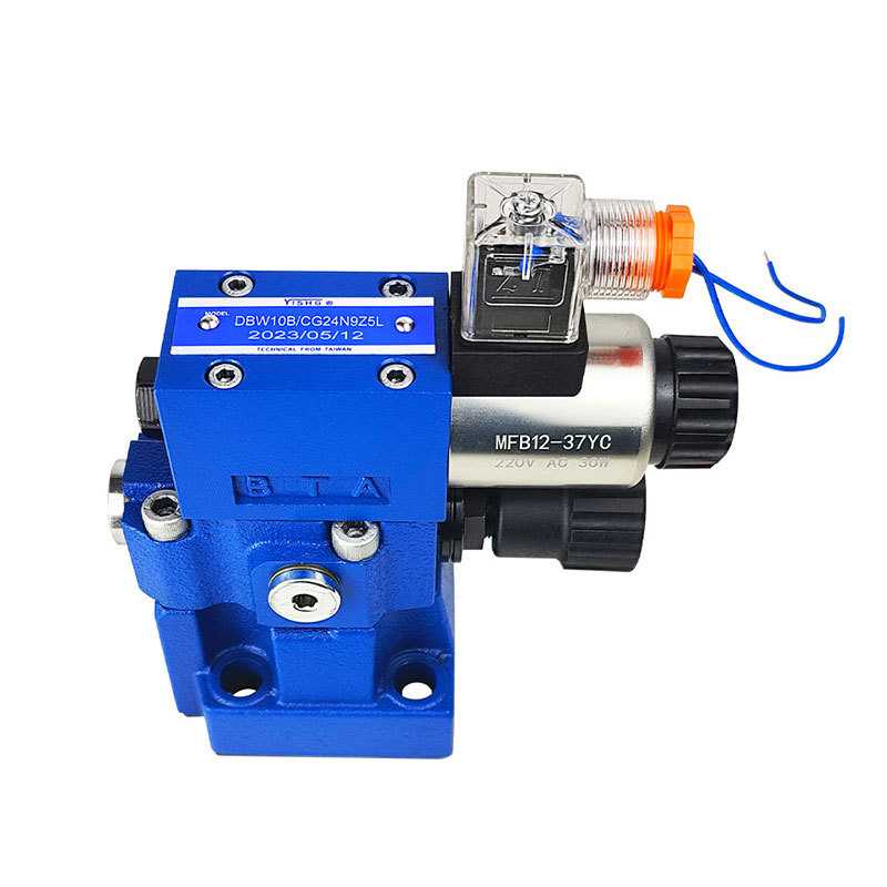 YISHG Válvula Hidráulica DBW-10B Válvula Solenoide Serie DBW-20B Válvula de Alivio Reguladora de Presión Eléctrica de Alta Potencia