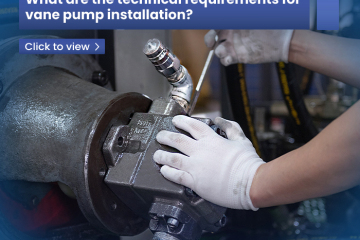 Quais são os requisitos técnicos para instalação de bombas de palhetas?