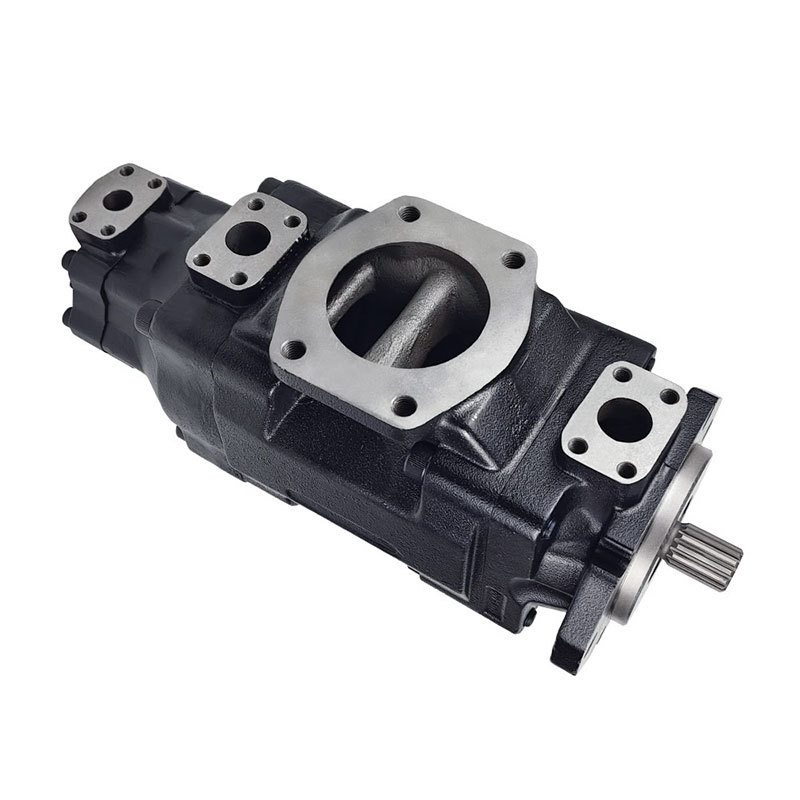 Bomba de aceite cuantitativa de alta presión YIHE T6DDC bomba de paletas industrial doble hidráulica