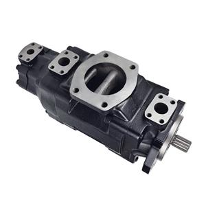 Bomba de aceite cuantitativa de alta presión YIHE T6DDC bomba de paletas industrial doble hidráulica