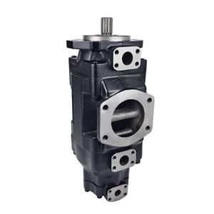 Bomba de aceite cuantitativa de alta presión YIHE T6DDC bomba de paletas industrial doble hidráulica