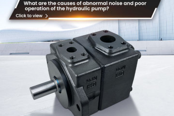 Quais são as causas do ruído anormal e do mau funcionamento da bomba hidráulica?